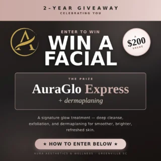 Instagram post from auraaestheticsgvl. This post is in position 1.